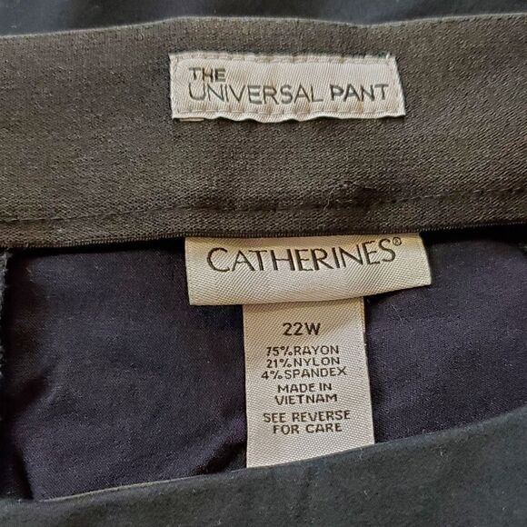 Catherines Black The Universal Dress Pants Size 22 - Picture 7 of 7